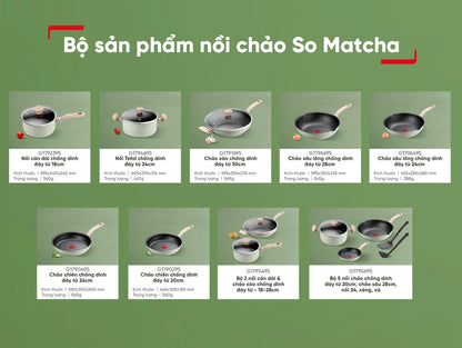 Tefal เซ็ตเครื่องครัว 6 ชิ้น รุ่น So Matcha
