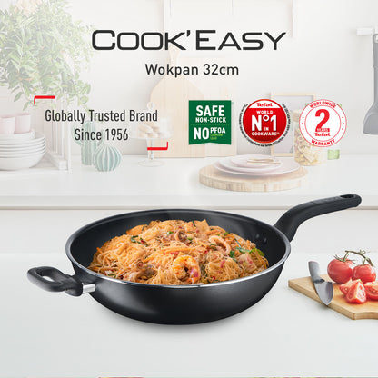Tefal กระทะก้นลึก Cook Easy ขนาด 32 ซม.