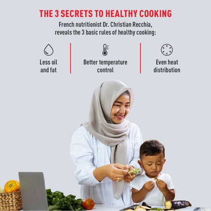 Tefal กระทะก้นลึก Cook Easy ขนาด 32 ซม.