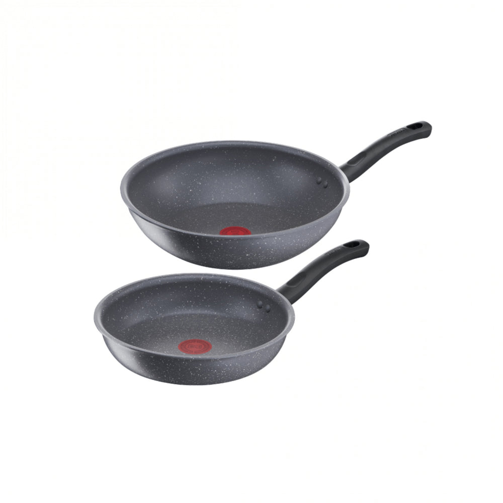 Tefal COOK HEALTHY 2 PC SET FRYPAN 24 CM WOKPAN 28 CM
