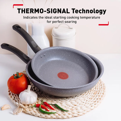 Tefal กระทะก้นลึก Cook Healthy ก้นอินดักชั่น ขนาด 24 ซม. ขอบ 2 หยัก รุ่น G1348495