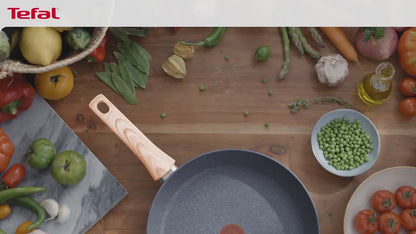 Tefal กระทะก้นแบน Natural Force Frypan ขนาด 24 ซม.  รุ่น G2660402