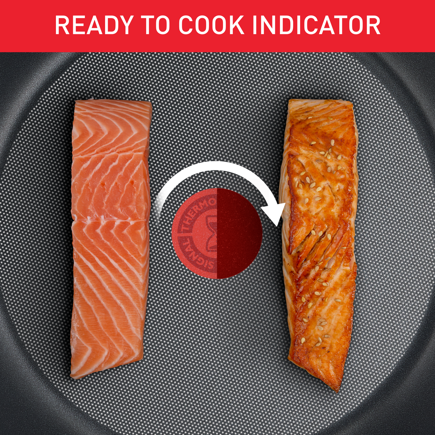 Tefal กระทะก้นแบน So Chef ก้นอินดักชั่น ขนาด 24 ซม. รุ่น G1350495