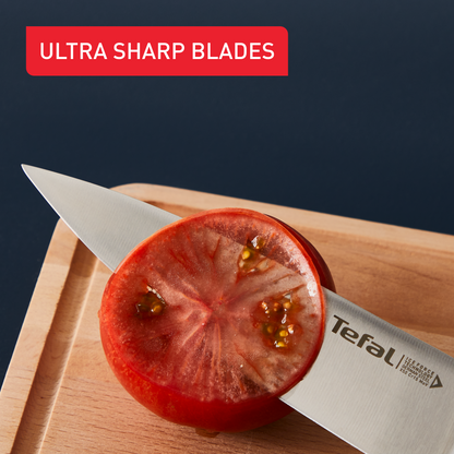 Tefal Ice Force เซ็ตมีดทำครัว 3 ชิ้น : มีด Santoku 18 ซม. มีดเชฟ 20 ซม. มีดอเนกประสงค์ 11 ซม.