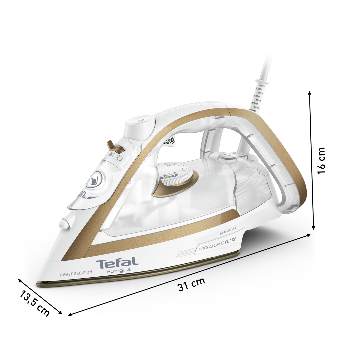 Tefal เตารีดไอน้ำ PUREGLISS 2900 วัตต์ รุ่น FV8042E0