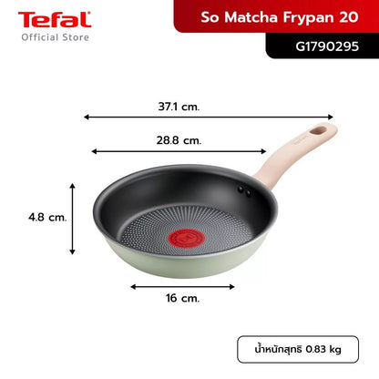Tefal กระทะแบน So Matcha ก้นอินดักชั่น ขนาด 20 ซม. รุ่น G1790295