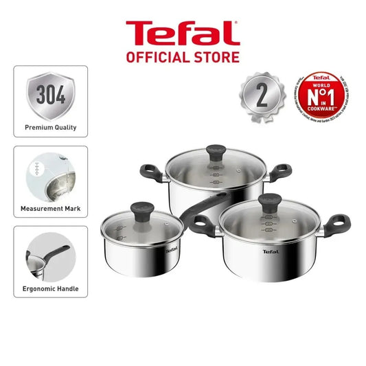 Tefal ชุดเครื่องครัว 6 ชิ้น Starter รุ่น E325S695
