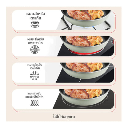 Tefal กระทะก้นลึก So Matcha ก้นอินดักชั่น ขนาด 28 ซม. รุ่น G1796695
