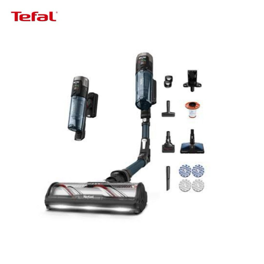 Tefal เครื่องดูดฝุ่นไร้สายงอได้ X-FORCE FLEX 13.60 AQUA 150 แอร์วัตต์ รุ่น TY9ADWO